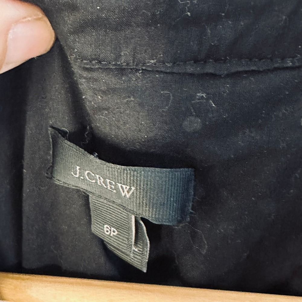 J. Crew Black Eyelet Midi Dress - Picture 7 of 16